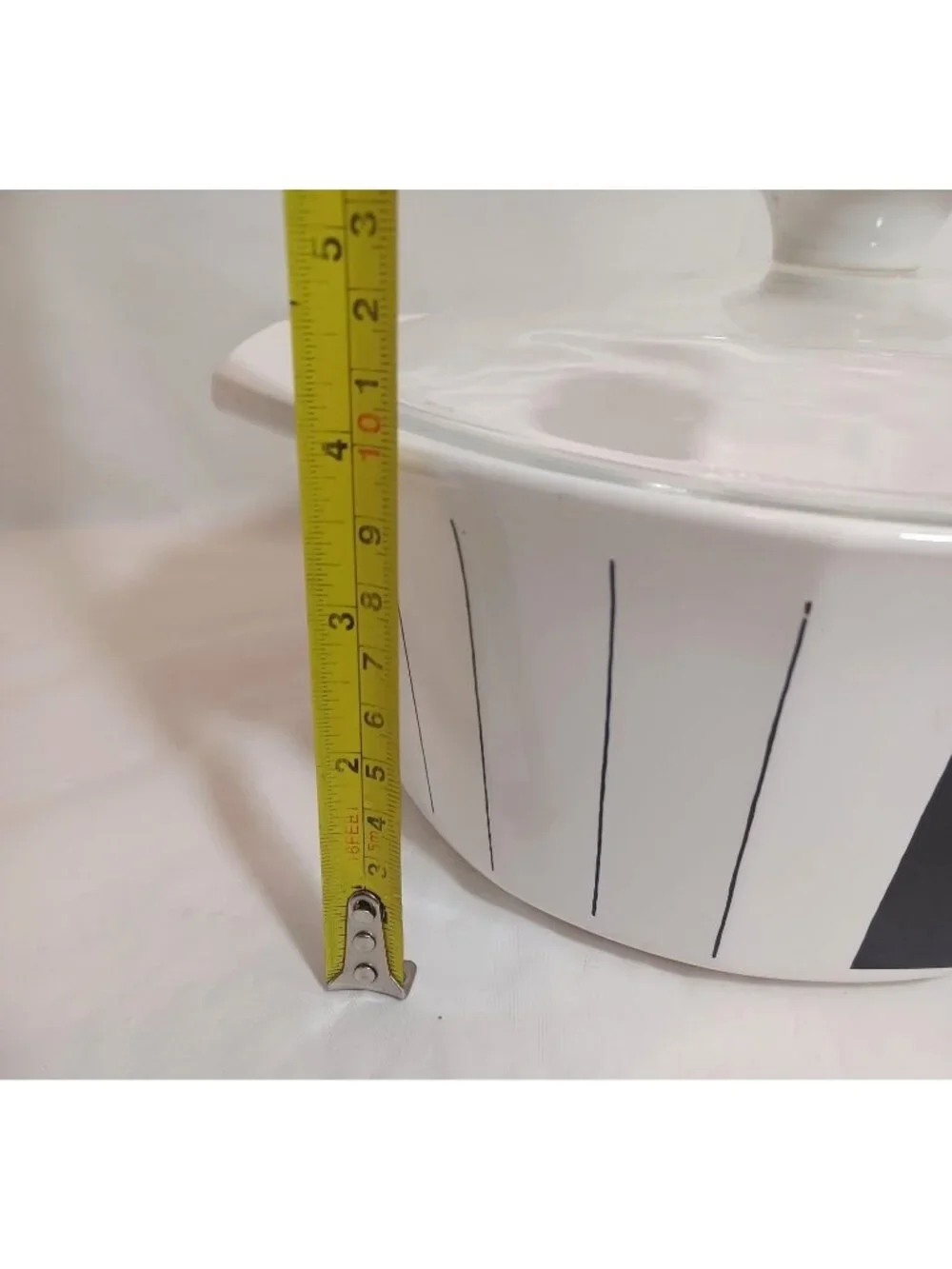 Vtg Daniel Hechter AAH02 Counterpoint Black Bakeware Casserole Dish with Lid MCM